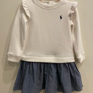 NWT Ralph Lauren sweatshirt dress